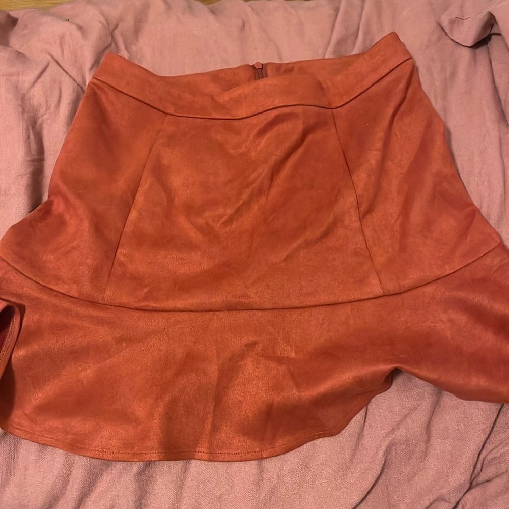Burnt Orange Skirt